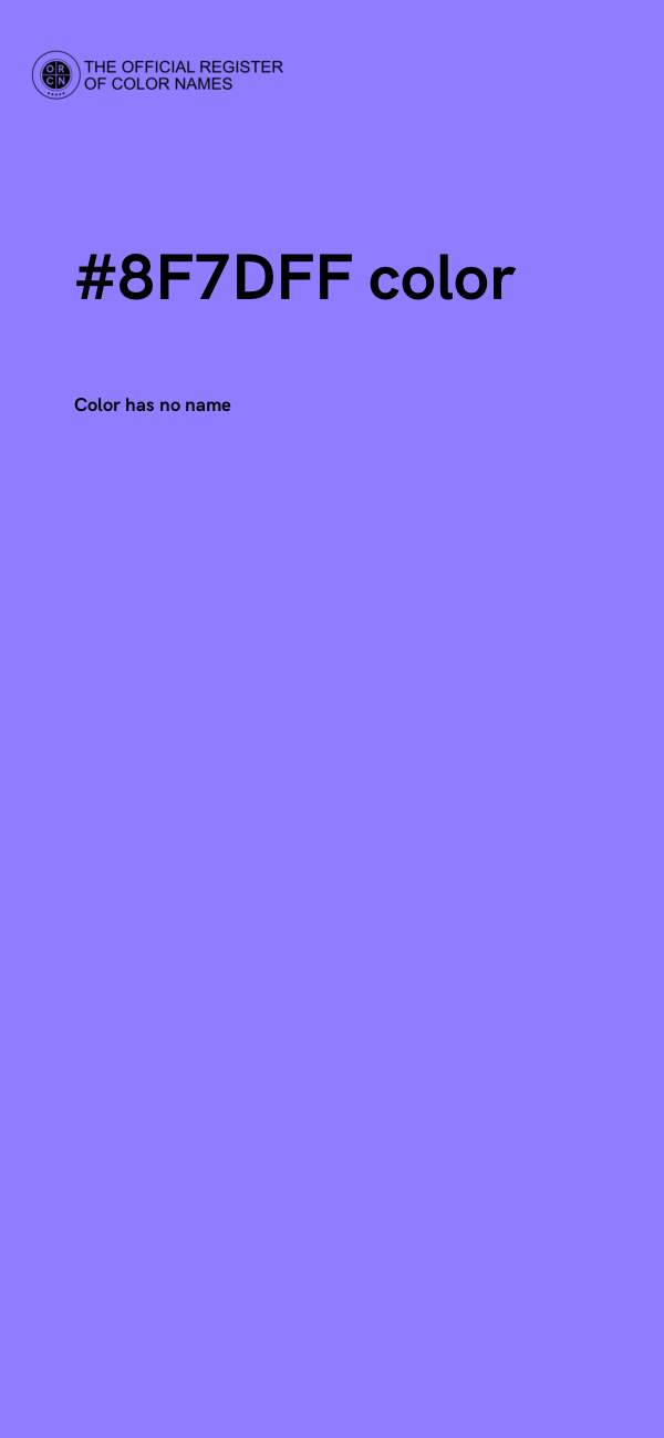 #8F7DFF color image