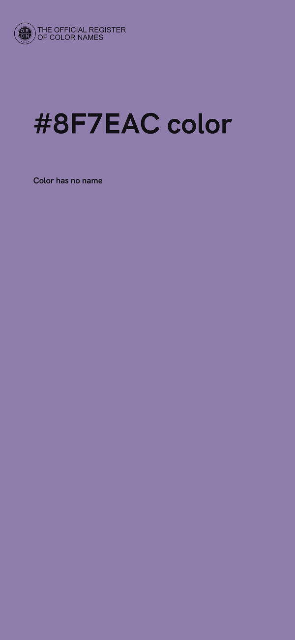 #8F7EAC color image