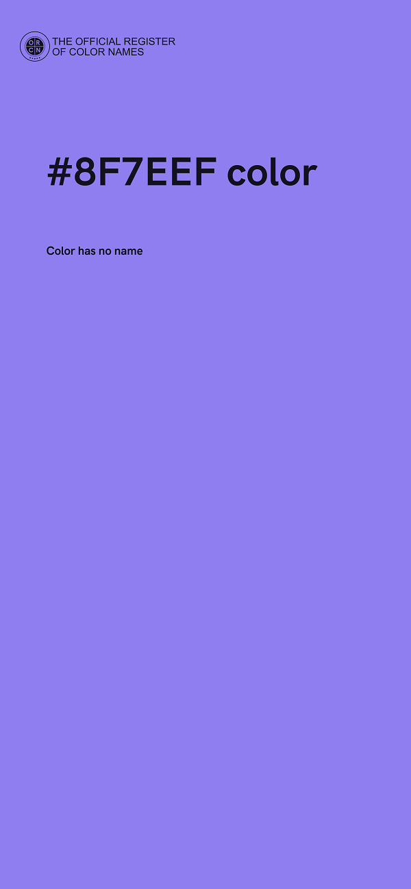 #8F7EEF color image