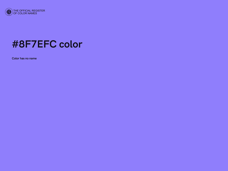 #8F7EFC color image