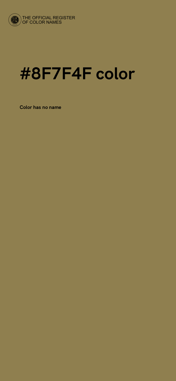 #8F7F4F color image