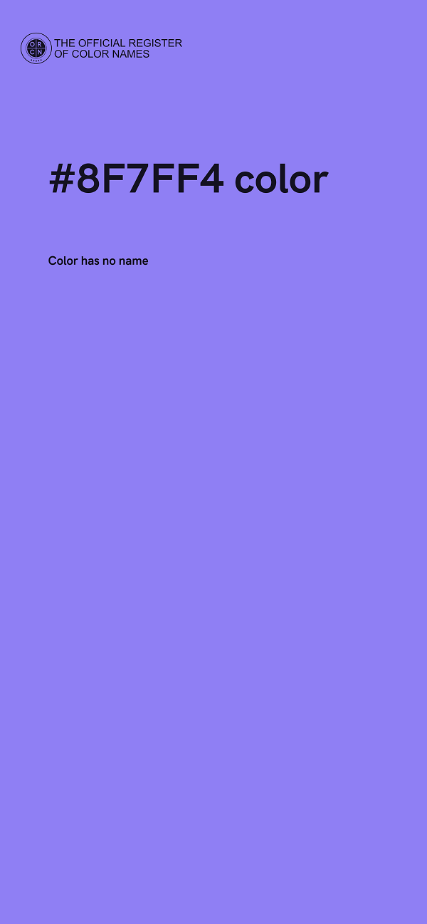 #8F7FF4 color image