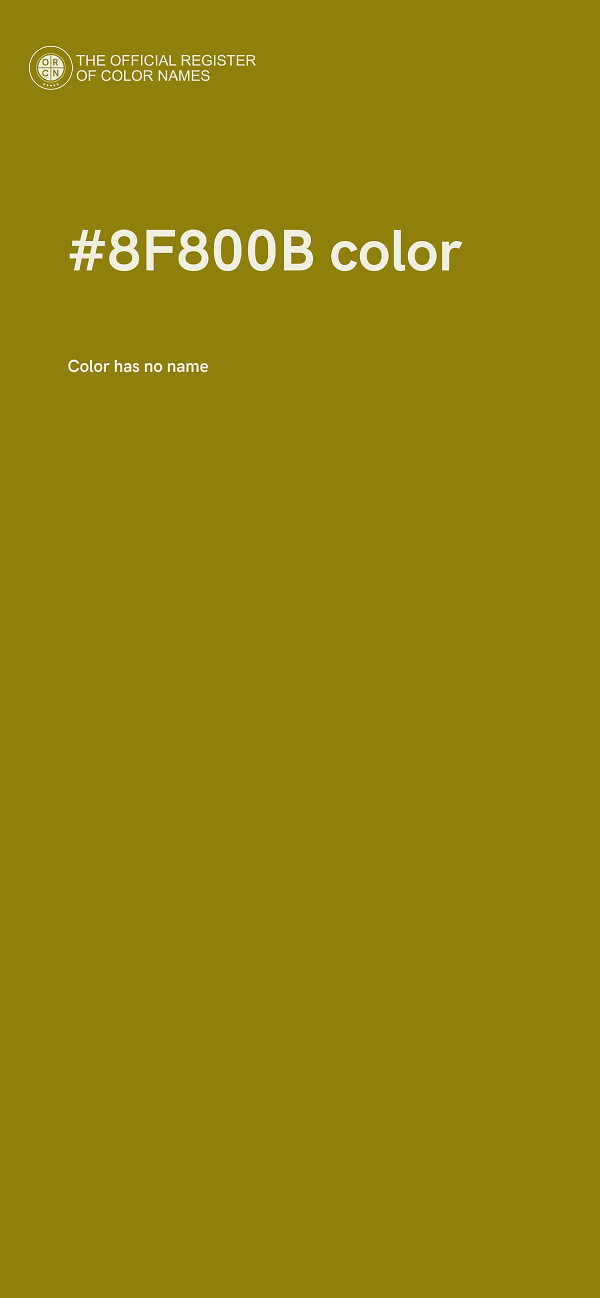 #8F800B color image