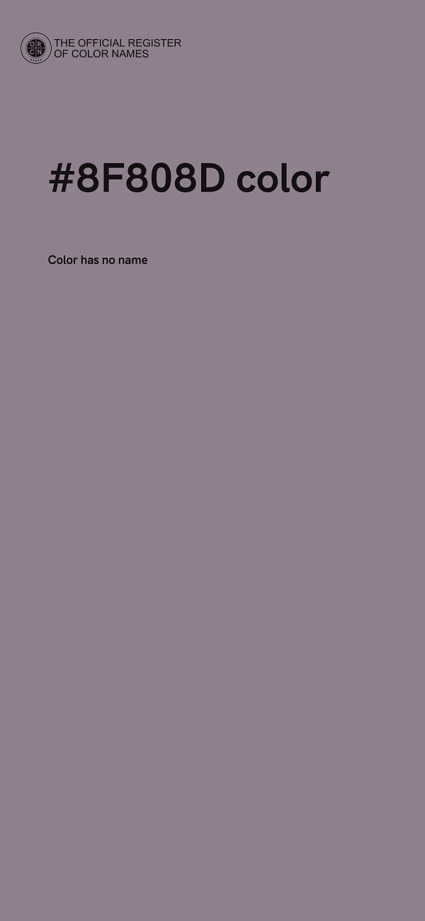 #8F808D color image