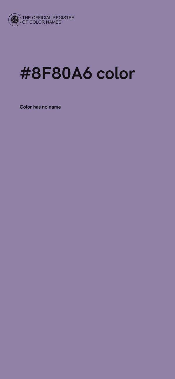 #8F80A6 color image