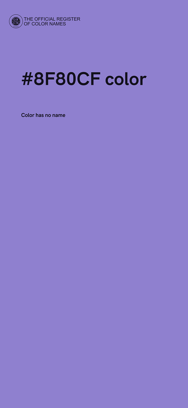 #8F80CF color image