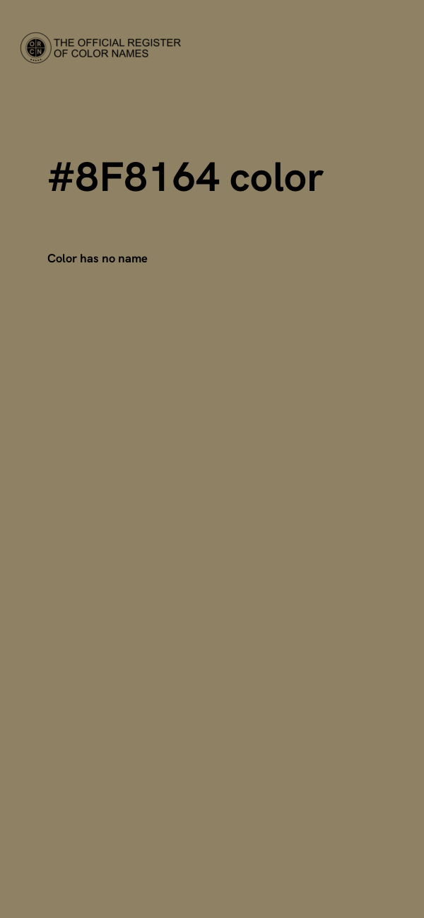 #8F8164 color image