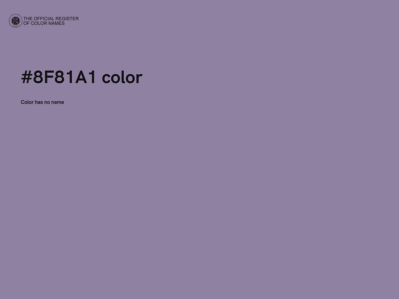 #8F81A1 color image