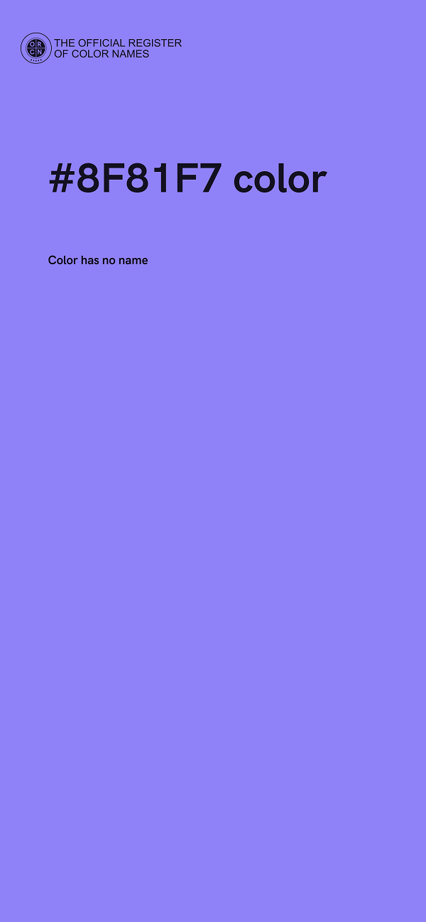 #8F81F7 color image