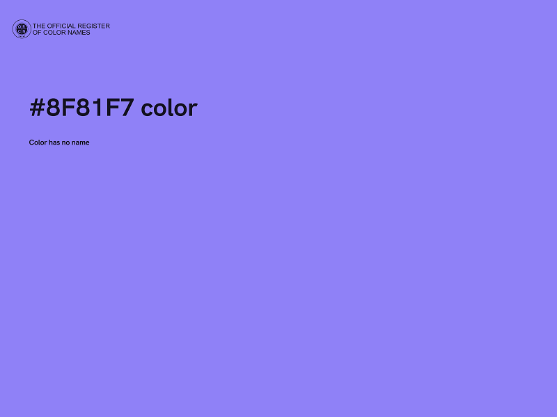#8F81F7 color image