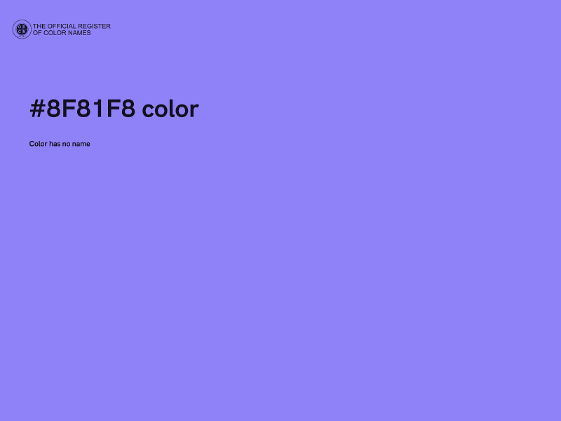 #8F81F8 color image