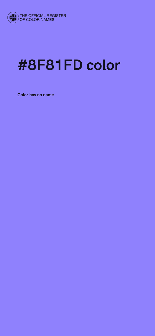 #8F81FD color image