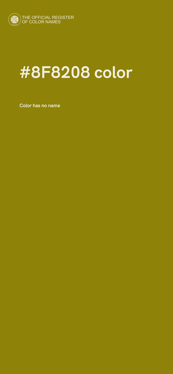 #8F8208 color image