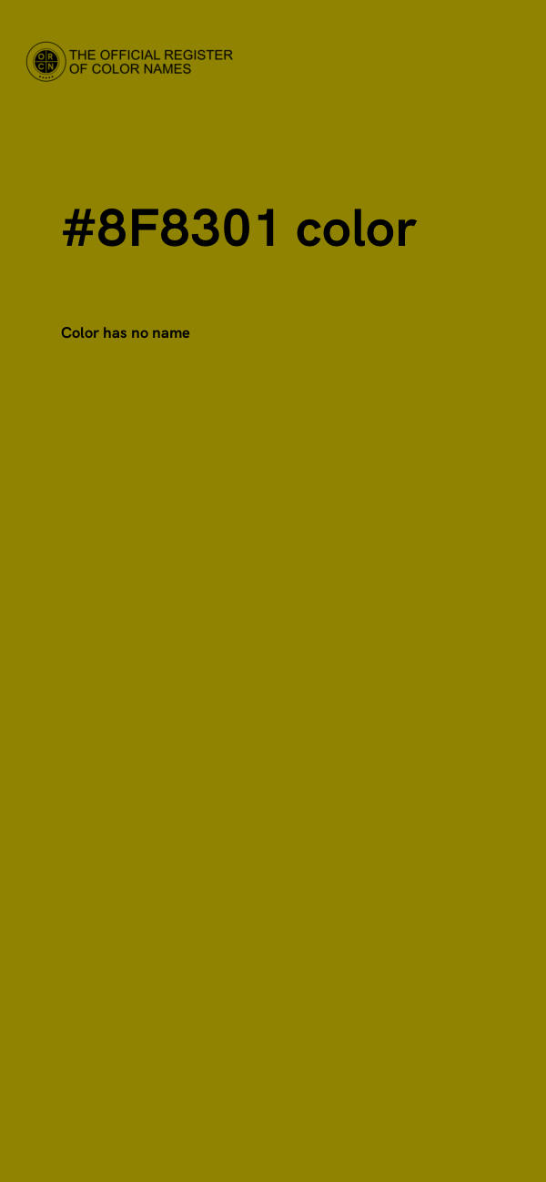 #8F8301 color image