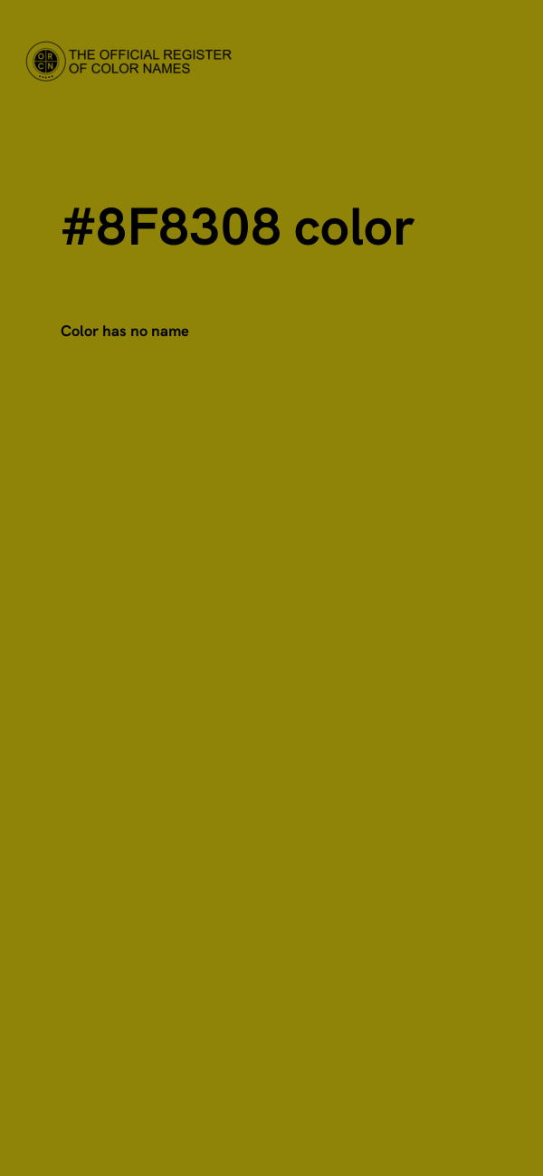 #8F8308 color image