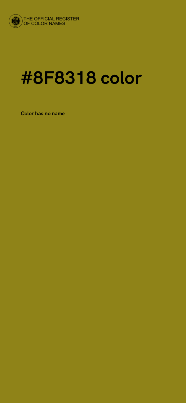 #8F8318 color image
