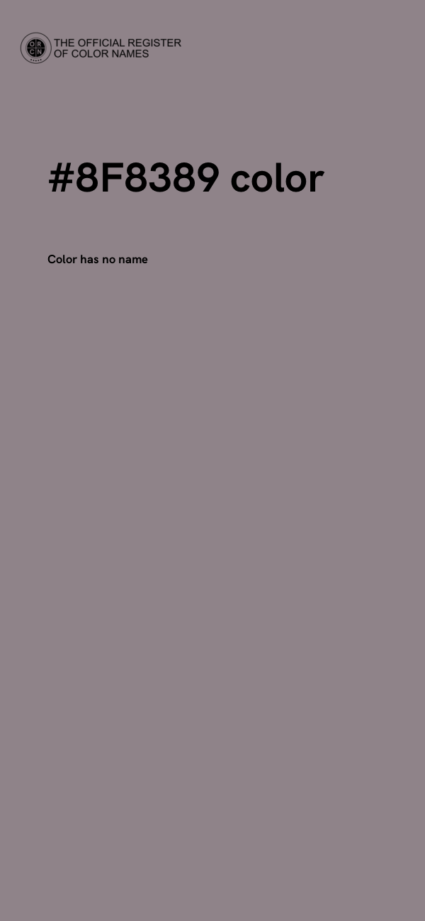 #8F8389 color image