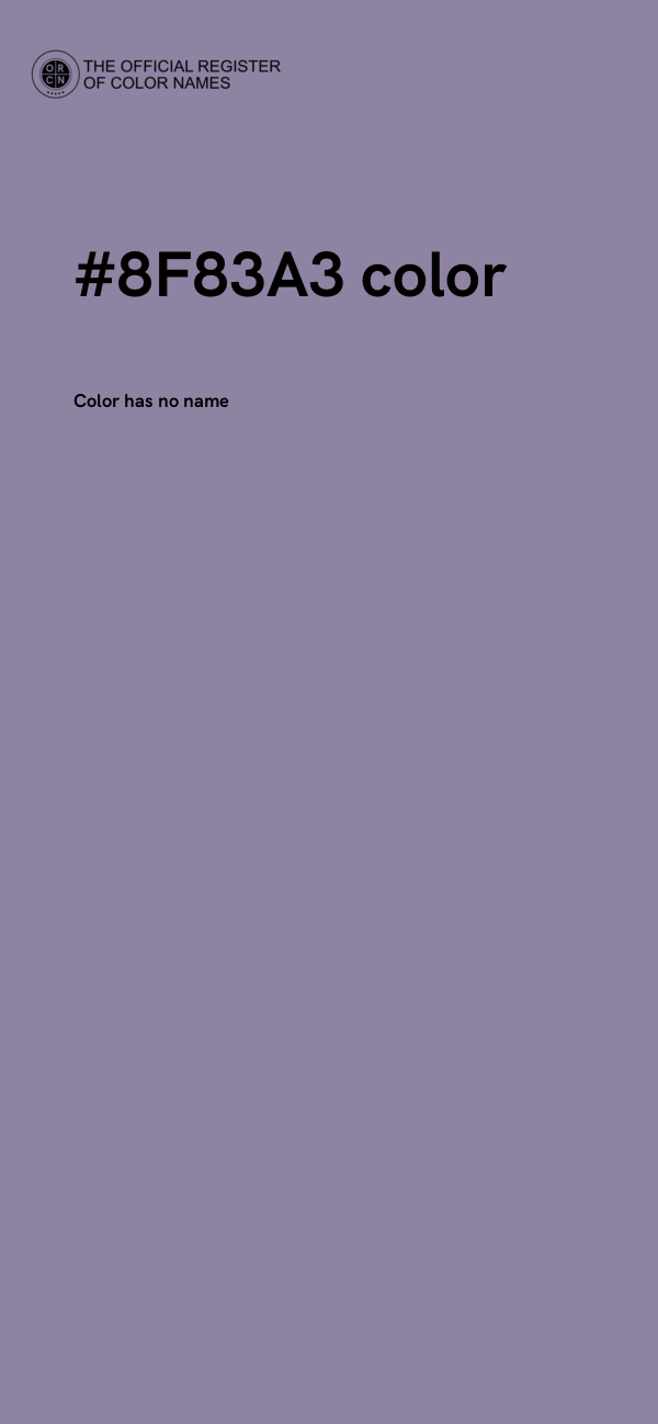#8F83A3 color image