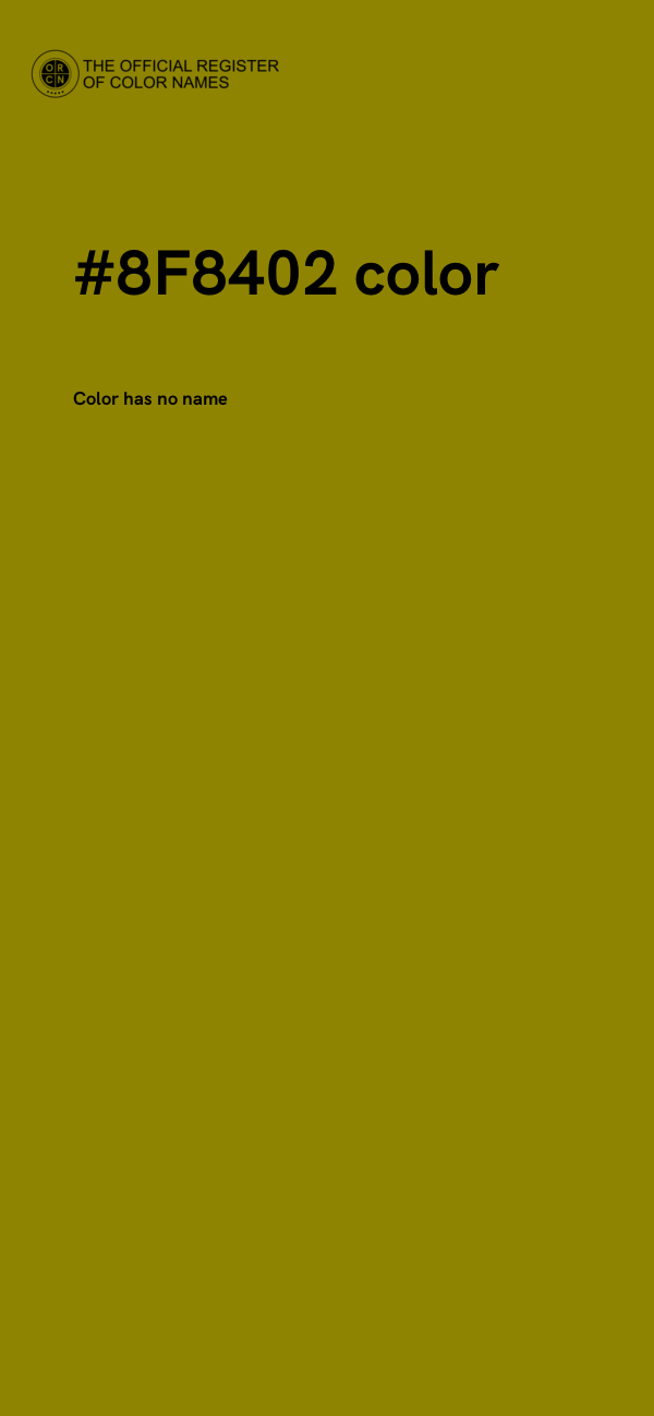 #8F8402 color image