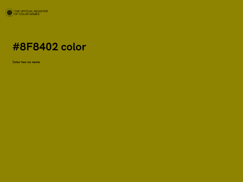 #8F8402 color image