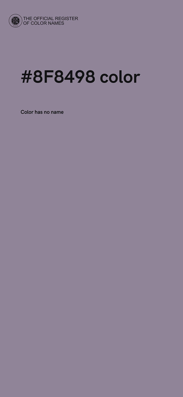 #8F8498 color image