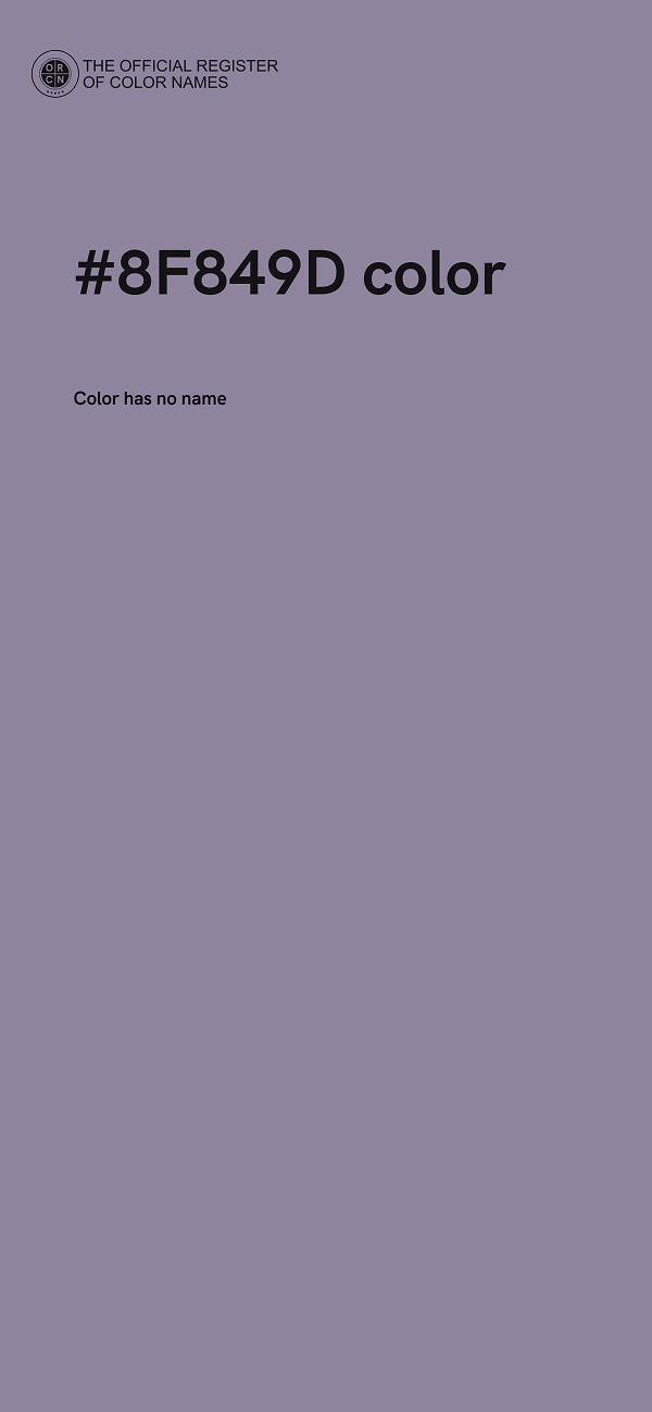 #8F849D color image