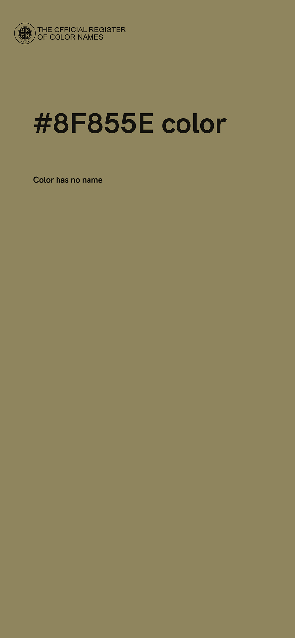 #8F855E color image