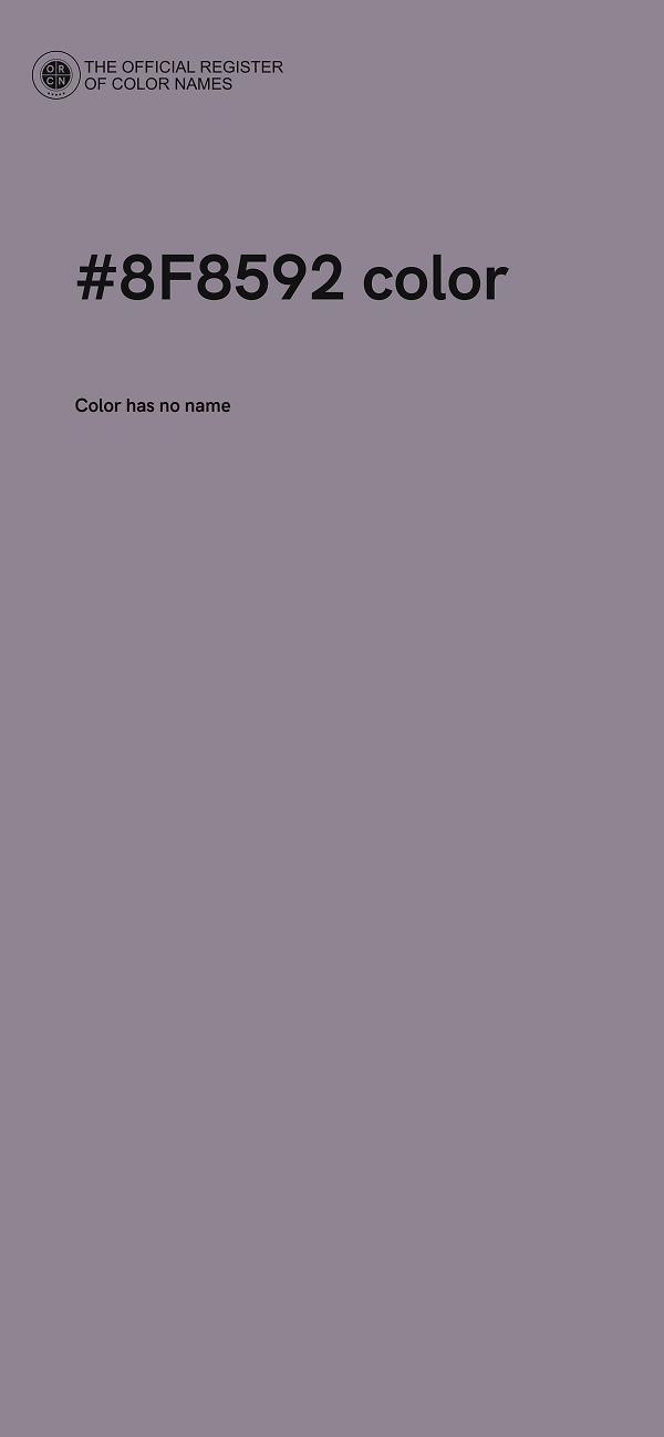 #8F8592 color image