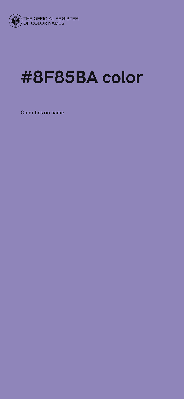 #8F85BA color image