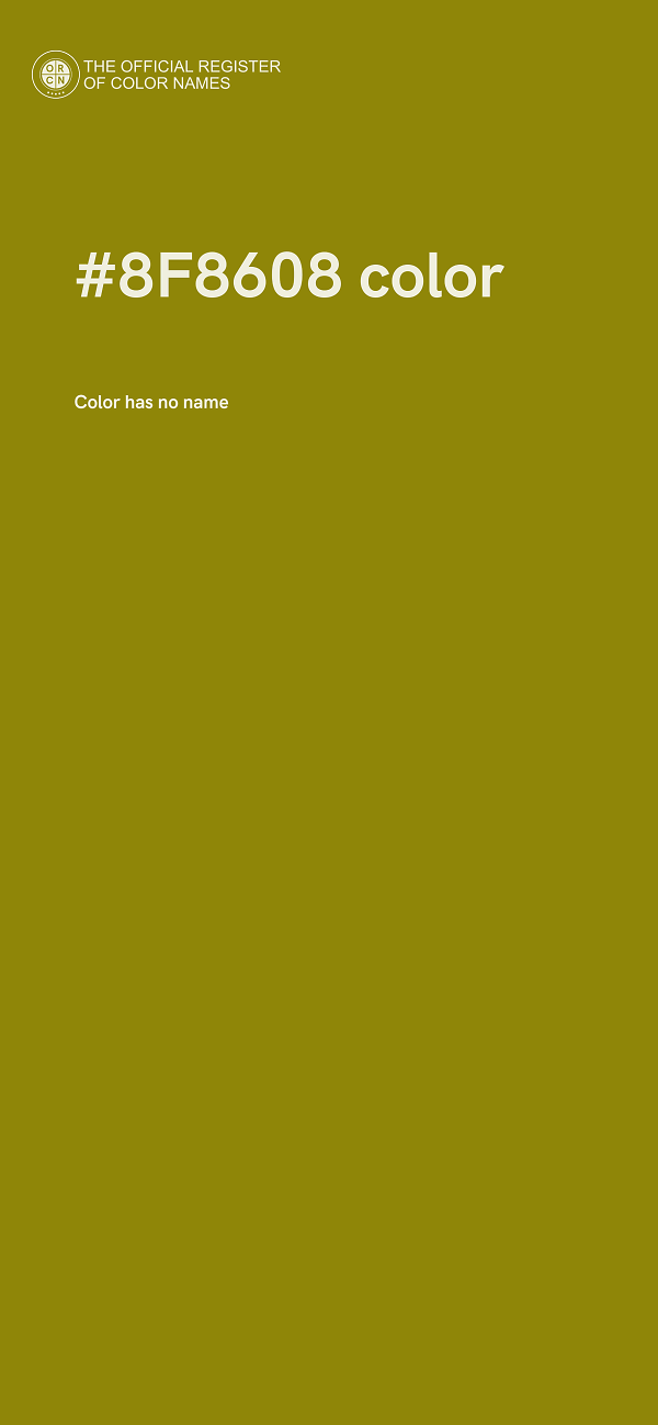 #8F8608 color image