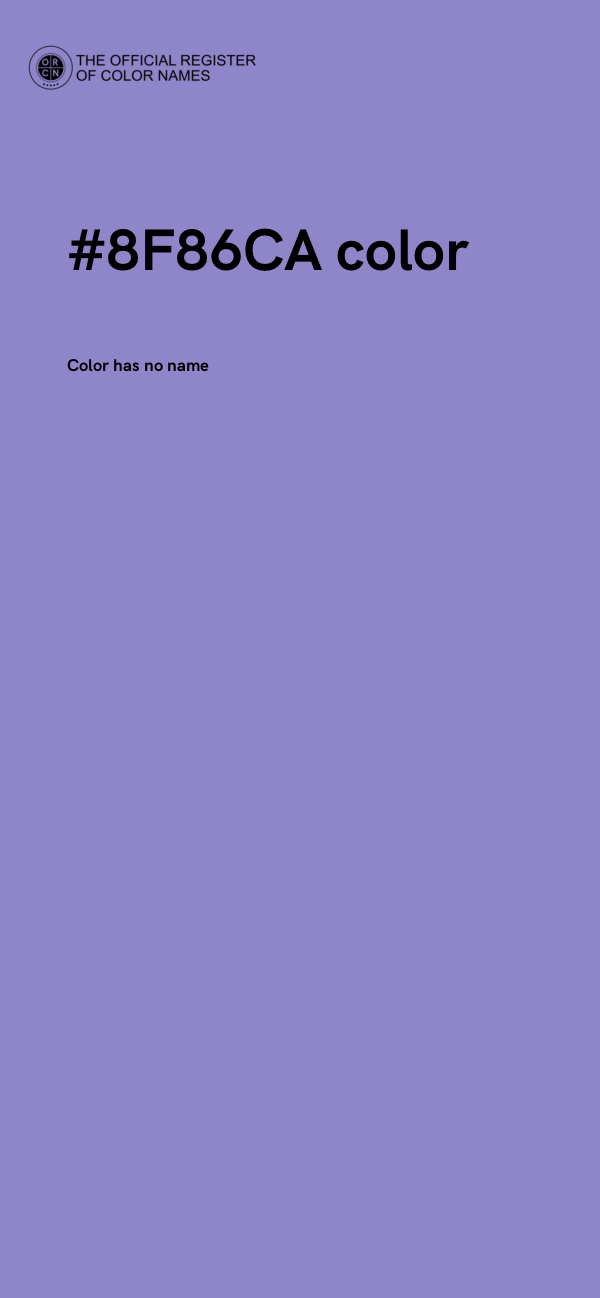 #8F86CA color image
