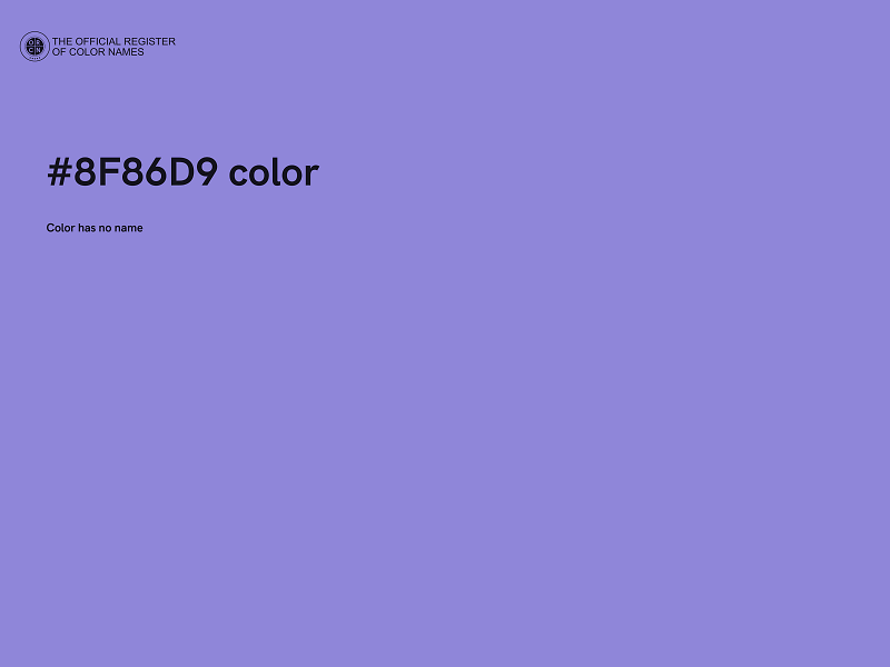 #8F86D9 color image