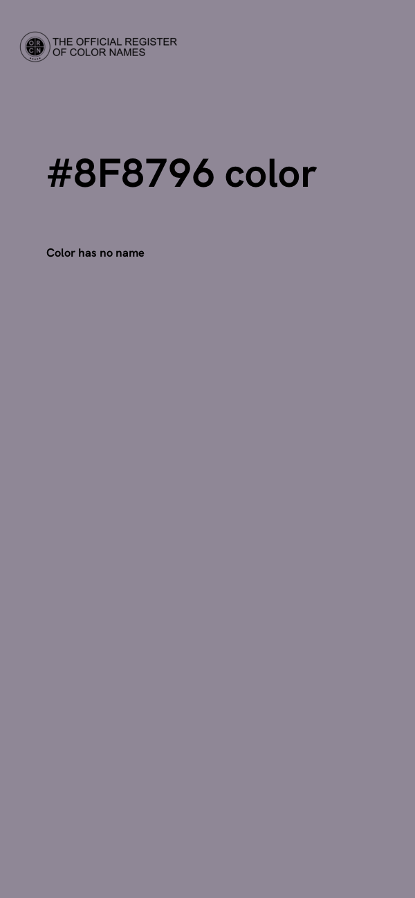#8F8796 color image