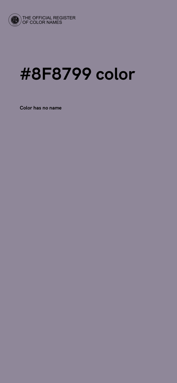 #8F8799 color image