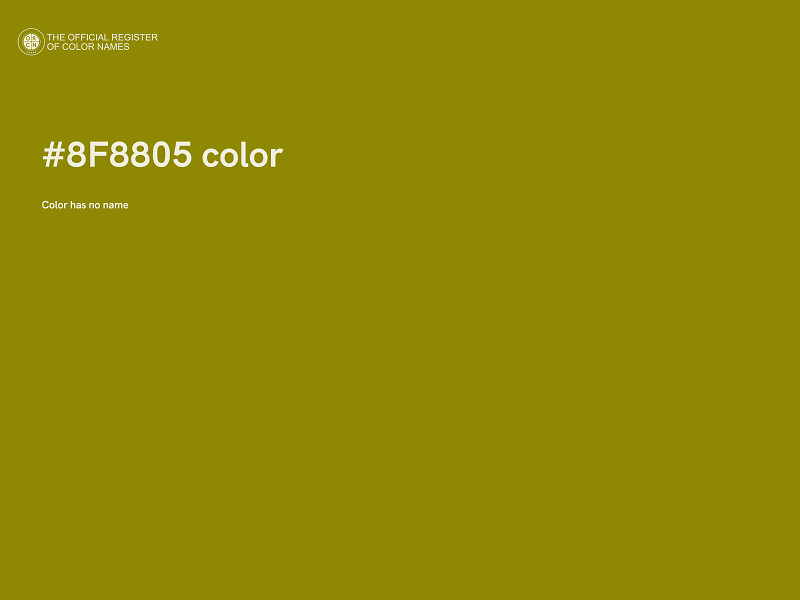 #8F8805 color image
