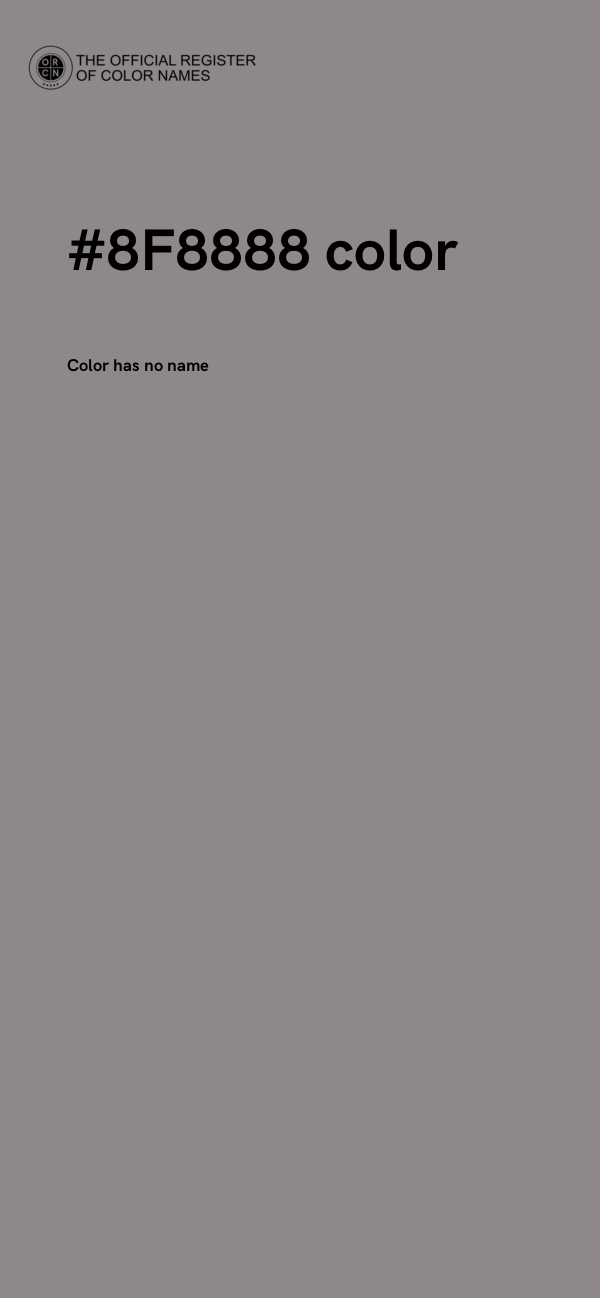 #8F8888 color image