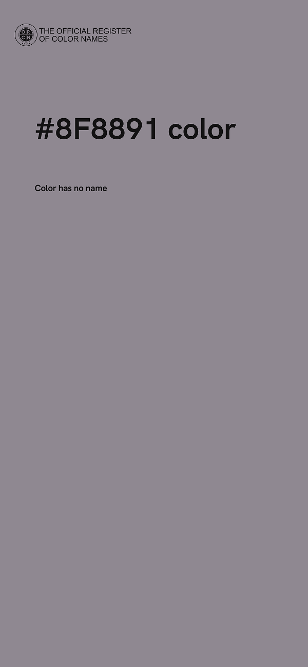 #8F8891 color image