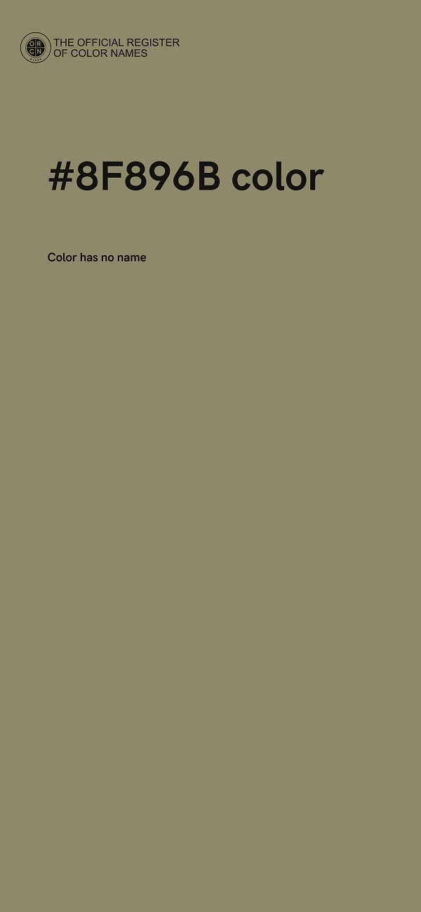 #8F896B color image