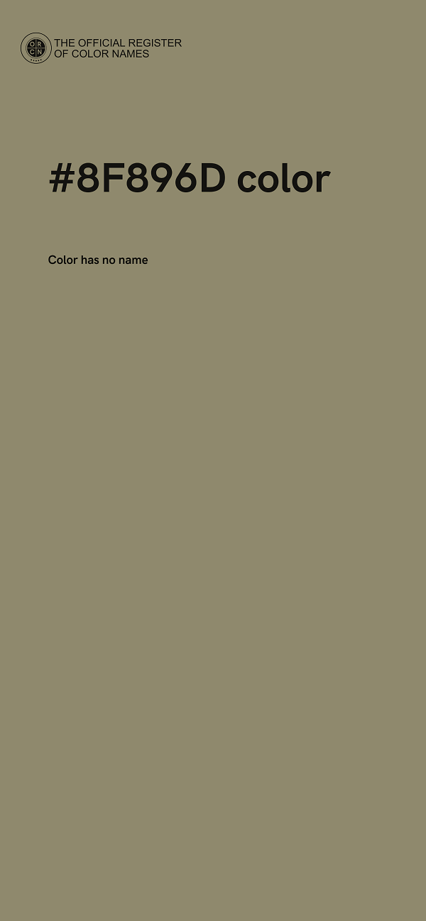 #8F896D color image
