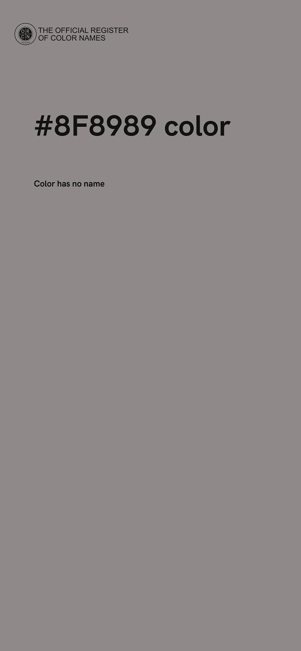 #8F8989 color image