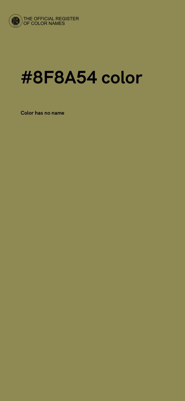 #8F8A54 color image