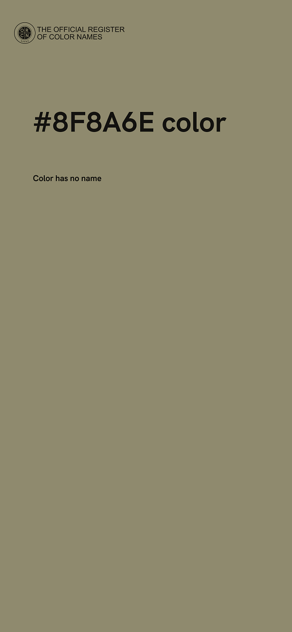 #8F8A6E color image