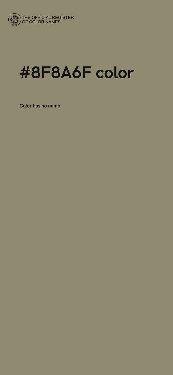 #8F8A6F color image