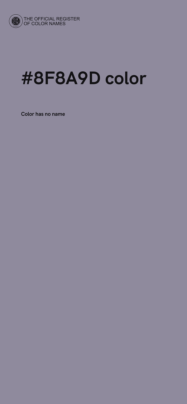 #8F8A9D color image