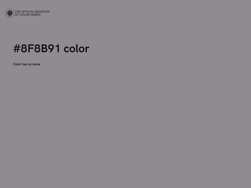 #8F8B91 color image