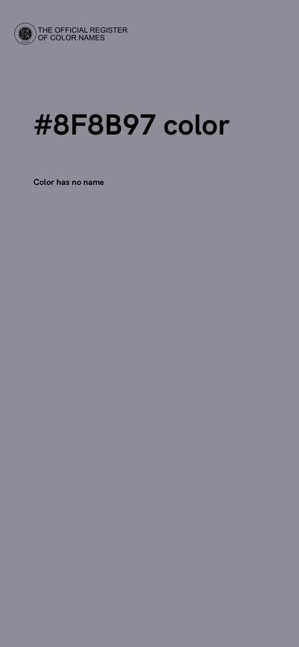 #8F8B97 color image