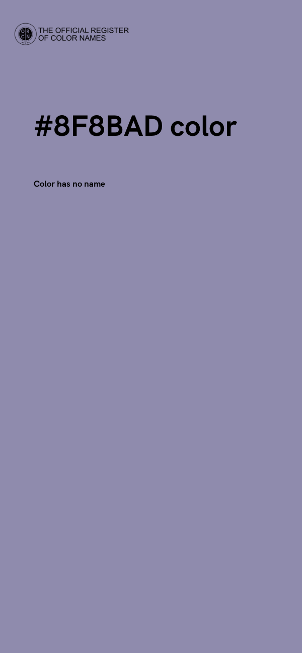 #8F8BAD color image