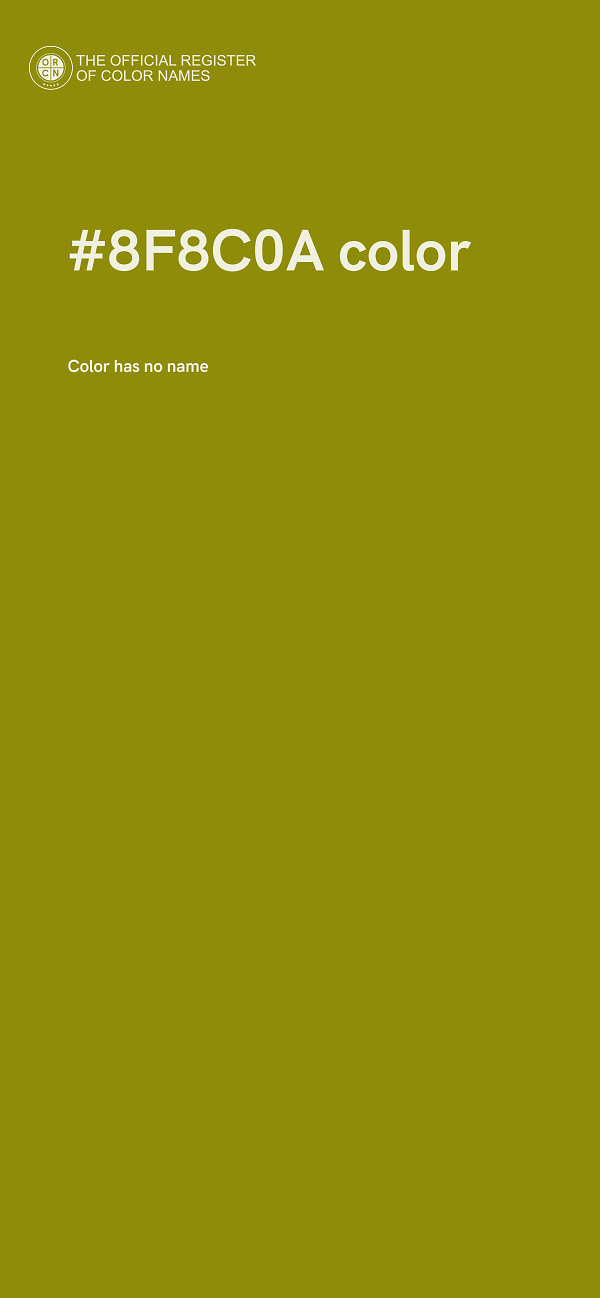 #8F8C0A color image