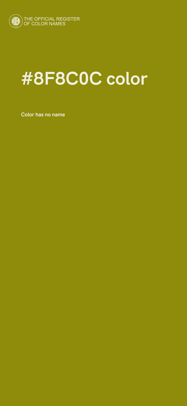 #8F8C0C color image