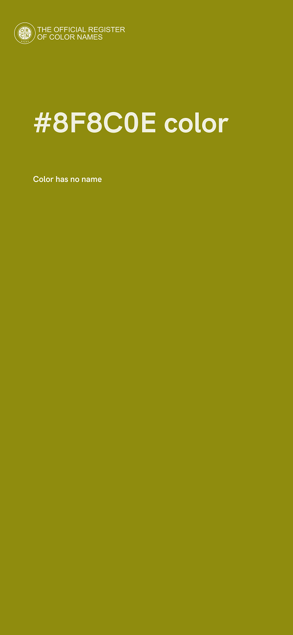#8F8C0E color image